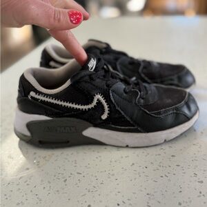 Nike Kids Black and White Air Max Sneakers